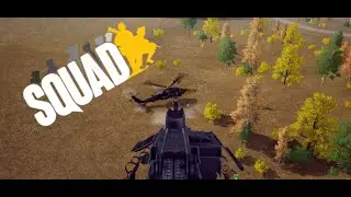 Squad Gameplay Ep. 16 - Russian Helicopter MI-8 PKP Gunner