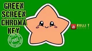 Green Screen HD [1080p] - STAR CUTE animation 🔊 sound
