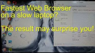 Fastest web browser for a slow computer - IE vs Opera vs Chrome vs Firefox