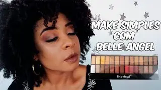 MAQUIAGEM FÁCIL COM A PALETA DA BELLE ANGEL (PELE NEGRA) | RAILA GOMES