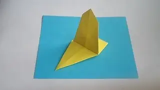 оригами парусник, как сделать кораблик из бумаги // origami sailing ship