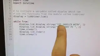 How to display data of Raspberry Pi with I2C