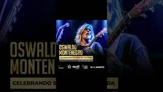 O maior show da história de OSWALDO MONTENEGRO! 10/08, Qualistage/RJ. Celebrando 50 Anos de Estrada