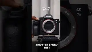 Shutter speed test between Canon M50, Sony a7iii & Sony a7iv