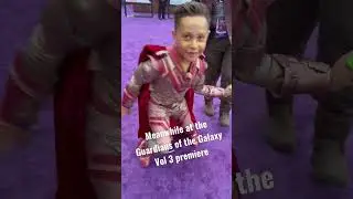 Adam Warlock dancing at the Guardians of the Galaxy Vol 3 Premiere