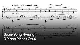 Seon-Yong Hwang - 3 Piano Pieces, Op.4