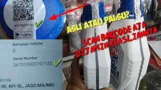 perbedaan oli mpx2 asli atau kw versi barcode. 