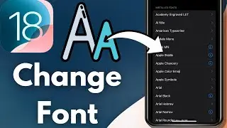 How To Change Text Font On iPhone [iOS 18]