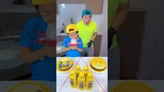 Emoji cake vs Prime drink ice cream challenge!🍨 #emoji #funny by Ethan Funny Family