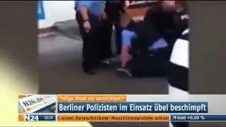 Gewalt gegen Polizeibeamte, Polizistinen und Polizisten. Angriff auf die Polizei
