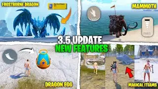 🤯BGMI PUBG New 3.5 FROZEN TUNDER Update Here! ( PART -2 ) Dragon, Recall,Egg,Mammoth | Tips & Tricks