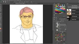 How to color a Black & White JPG