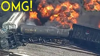 Top 5 Train Crashes And Derailments Caught On Camera!