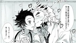 #TikTok Anime Yaoi/Yuri Kimetsu No Yaiba Rengoku x Tanjirou