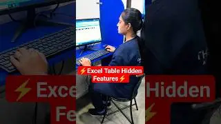 Excel Table Hidden Features #viral #excel #exceltips #computer #msword