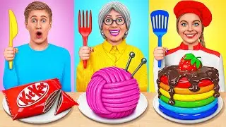 मैं बनाम दादी कुकिंग चैलेंज | स्वादिष्ट रसोई हैक्स Multi DO Challenge