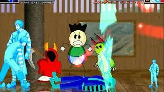 MUGEN: Team K-Dark Donald V.S Team Custom Cheap Donald