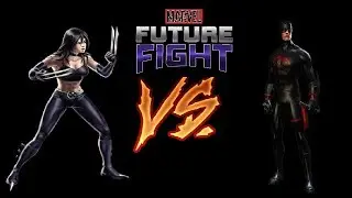 [MFF] Marvel Future Fight : X-23 VS Daredevil (Shadowland Final Floor)