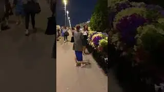 Москва! Гуляем с мамой Люсей по ночной Москве