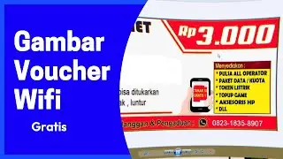 MERUBAH GAMBAR VOUCHER WIFI MIKHMON