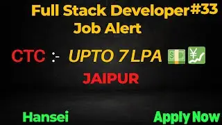 Full Satck Developer Job | 