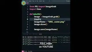 Create a Screenshot application using Python 