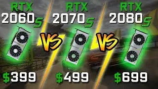 GeForce RTX 2060 Super vs RTX 2070 Super vs RTX 2080 Super | Test in 8 Games