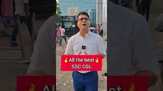 All the best For SSC CGL 2024😍 #ssc #ssccgl2024 #inspector #shorts
