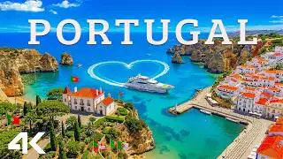 Portugal Coastal Beauty in 4K | Lisbon Cliffs & Algarve Beaches Drone Footage