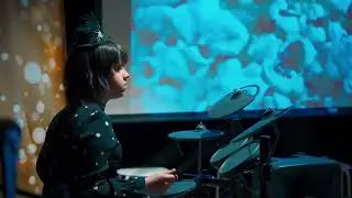 Gershon Kingsley - Popcorn II piano and drums improvisation cover Воздушная кукуруза
