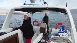 Учимся ставить и убирать парус | Яхтенная школа "Наварх" #яхтингвтурции #istanbul #обучениеяхтингу