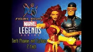 Action Figure Review: Hasbro Marvel LegendsX-Men 2 Pack DARK PHOENIX and CYCLOPS!!