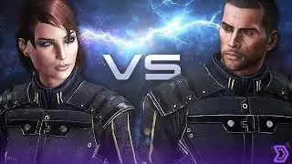 Male vs Fem Shepard - Comparing the Choice (Mass Effect Legendary Edition)