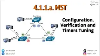 4.1.1.a Multiple Spanning-Tree Protocol (802.1s) - MST Timers Tuning, Configuration and Verification