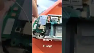 Stripped screw removal