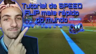 TUTORIAL DE SPEED FLIP MAIS RAPIDO DO MUNDO - APRENDA A FAZER SPEED FLIP NO ROCKET LEAGUE