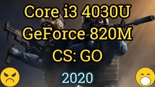 Core i3 4030U + GeForce 820M = CS: GO