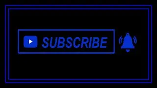 Youtube SUBSCRIBE BUTTON and Notification Bell ANIMATION (FREE) 2020 (BLUE)