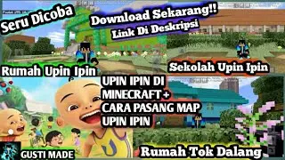 Cara Download Dan Pasang Map Upin Ipin Di Mcpe Terbaru | Keren Banget Coy