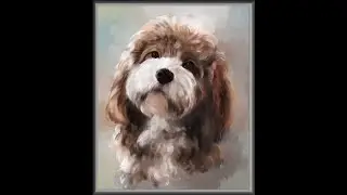 New Corel Painter 2022 video for painting dog portraits