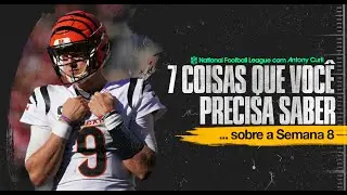 MEU BURROW ESTÁ VIVO – 7 coisas que você precisa saber sobre a Semana 8 da NFL