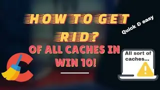 How to clear All cache in windows 10? |2020|-speed up your computer!