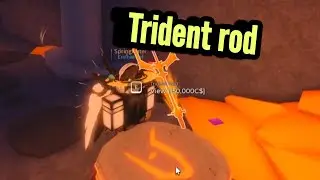 Getting The Trident Rod in Fisch - Roblox