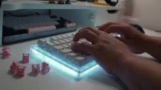 KTT Rose Lubed and Filmed Sound Test on Gamakay K87 ASMR