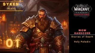#01 WOW Classic Hardcore Holy Paladin (Death = Delete), Stitches Server