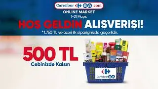 CarrefourSA Online Market’te Hoş Geldin İndirimi!