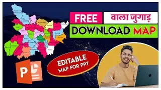 FREE Editable Map for Educational Video || How to download free editable maps for PowerPoint