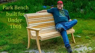 Built this park bench for under 100$ in just one weekend