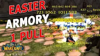 WoW Classic - IMPROVED SM Armory 1 Pull Gold Farm / Power Level!!!