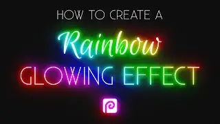 How to Create a Rainbow Glowing Effect in Photopea! (Update to a previous tutorial)